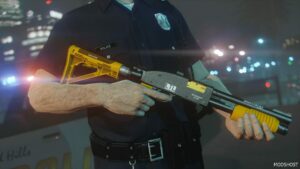 GTA 5 Weapon Mod: Shrewsbury Riot Shotgun Add-On | Animated | Tints | Lore-Friendly (Featured)