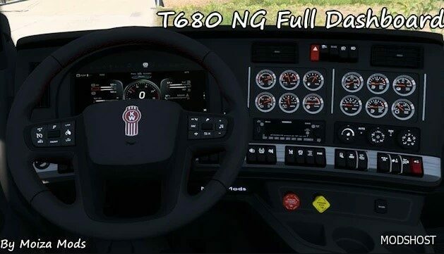 ETS2 SCS T680 NG Full Dashboard V0.4 mod