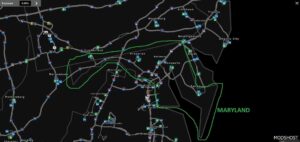 ATS Map Mod: Delaware – NEW Jersey – NEW York Add-On V1.7 1.49 (Image #2)