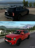 ETS2 Kia Car Mod: 2024 KIA Telluride SX X-Pro Update (Image #2)