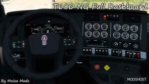 ATS Kenworth Interior Mod: SCS T680 NG Full Dashboard V0.4 1.49 (Featured)
