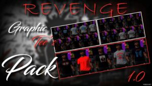 GTA 5 Revenge Tshirt Pack for MP Male mod