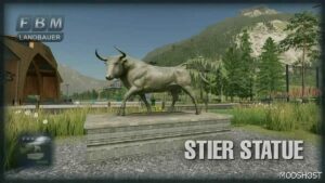 FS22 Placeable Mod: Bull Statue (Image #3)