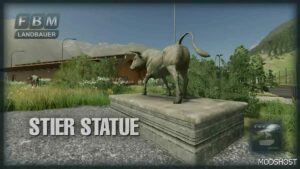 FS22 Placeable Mod: Bull Statue (Image #4)