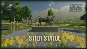 FS22 Placeable Mod: Bull Statue (Image #6)