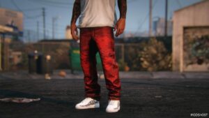 GTA 5 Player Mod: Menace LA Denim Jeans for MP Male (Image #5)