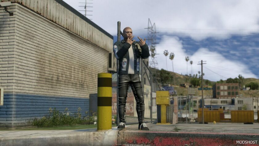 GTA 5 Money Jean Jacket for MP Male mod