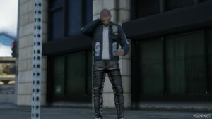 GTA 5 Player Mod: Money Jean Jacket for MP Male (Image #2)