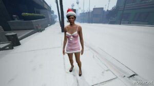 GTA 5 Player Mod: Winter Coat for MP Female (Image #2)