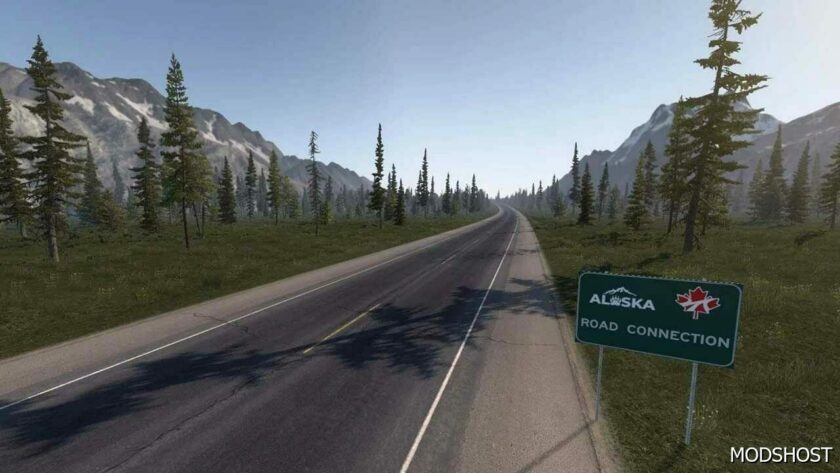 ATS Road Connection between Promods Canada and Alaska – North to The Future V0.18.0 1.49 mod