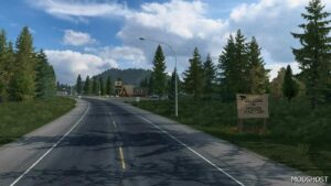 ATS ProMods Map Mod: Road Connection between Promods Canada and Alaska – North to The Future V0.18.0 1.49 (Image #2)