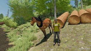 FS22 Horse for Forestry mod
