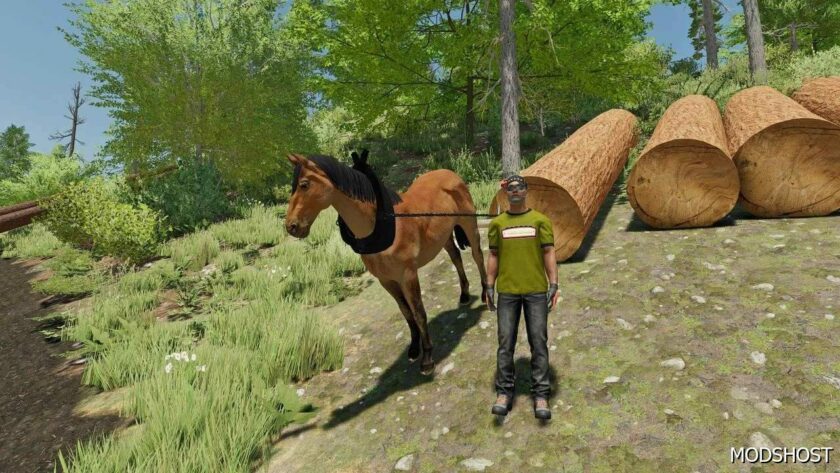 FS22 Horse for Forestry mod