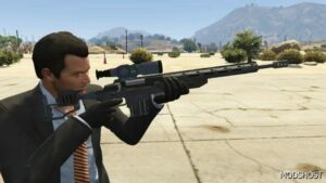 GTA 5 Weapon Mod: Precision Rifle FIX NO Model Replace (Image #3)