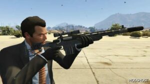 GTA 5 Weapon Mod: Precision Rifle FIX NO Model Replace (Image #4)