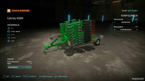 FS22 Amazone Cultivator Mod: Catros 4501 (Image #3)