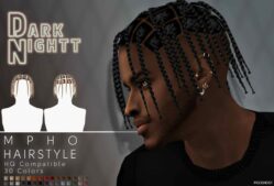 Sims 4 Mpho Hairstyle mod