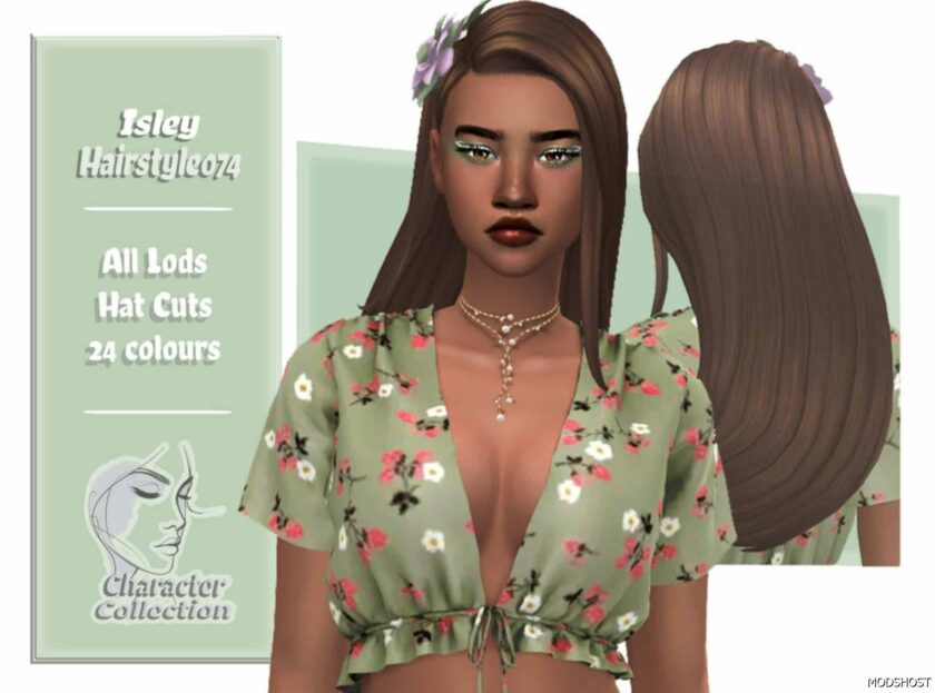 Sims 4 Isley Hairstyle mod