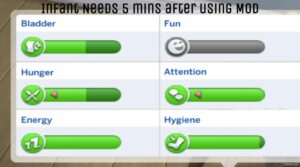 Sims 4 Easier Infant Care mod