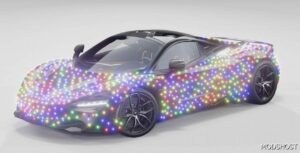 BeamNG Car Mod: McLaren 720S With Christmas lights 0.31 (Image #5)