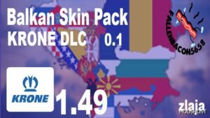 ETS2 Balkan Really Skin Pack Krone DLC mod