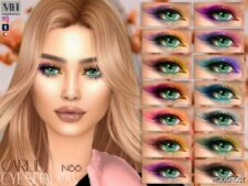 Sims 4 Carlie Eyeshadow N66 mod