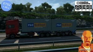 ETS2 Mod: D-Tec Flexi-Trailer Container Trailer 1.49 (Image #2)