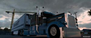 ATS 389 Pinga Truck Skin Blue & Black 1.49 mod