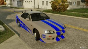 FS22 Nissan Car Mod: Skyline (Image #5)