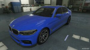GTA 5 BMW 5-Series M550I at Xdrive mod