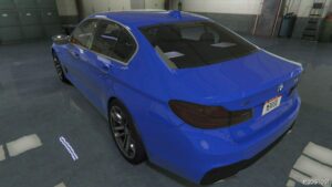 GTA 5 BMW Vehicle Mod: 5-Series M550I at Xdrive (Image #3)