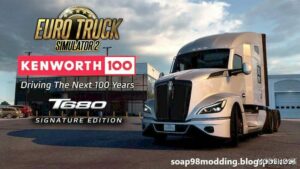 ETS2 Kenworth T680 NG 2022 by Soap98 1.49 mod