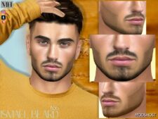 Sims 4 Ismael Beard N36 mod