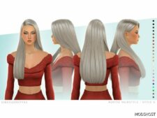 Sims 4 Female Mod: Martia Hairstyle No.2 (Image #2)