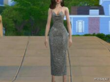 Sims 4 Female Clothes Mod: Anahi Dress V2 (Image #2)