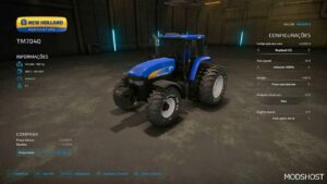 FS22 NEW Holland Tractor Mod: TM7040 BR Edited (Image #3)