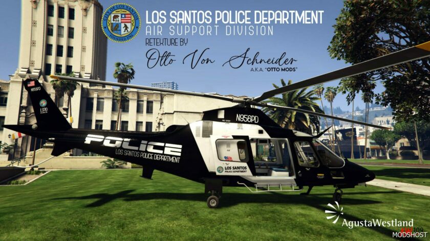 GTA 5 Augusta Westland AW109 Lspd – LOS Santos Police Department mod