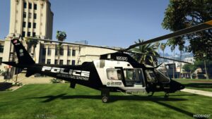 GTA 5 Paint Mod: Augusta Westland AW109 Lspd – LOS Santos Police Department (Image #4)