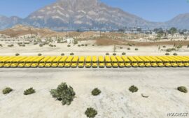 GTA 5 Map Mod: 50 School Buses Ramp Challenge (Image #2)