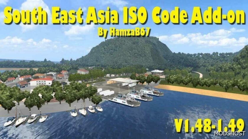 ETS2 Map Mod: South East Asia ISO Code Add-On 1.49 (Featured)
