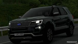 ETS2 Ford Car Mod: Explorer Platinum 2019 V1.2 1.49 (Image #2)