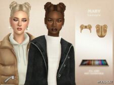 Sims 4 Mary Hairstyle mod