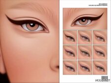 Sims 4 Eyeliner N300 mod