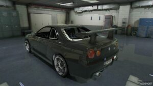 GTA 5 Nissan Vehicle Mod: Skyline GT-R34 (Image #2)