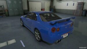 GTA 5 Nissan Vehicle Mod: 1999 Nissan Skyline GT-R V-Spec (BNR34) (Image #3)