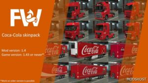 ETS2 Coca-Cola Skinpack by Mr.fox V1.4 mod
