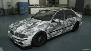 GTA 5 BMW M5 E39 Camouflage mod