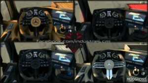ETS2 Mercedes-Benz Mod: Actros MP4 CMI Interior Bundle (Image #3)