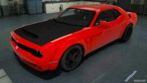 GTA 5 Dodge Vehicle Mod: 2017 Dodge Challenger SRT Demon (Featured)
