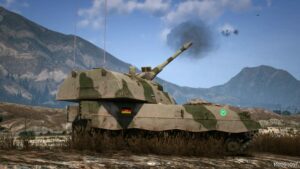 GTA 5 Vehicle Mod: Panzerhaubitze 2000 Artillery Add-On | Lods (Image #2)